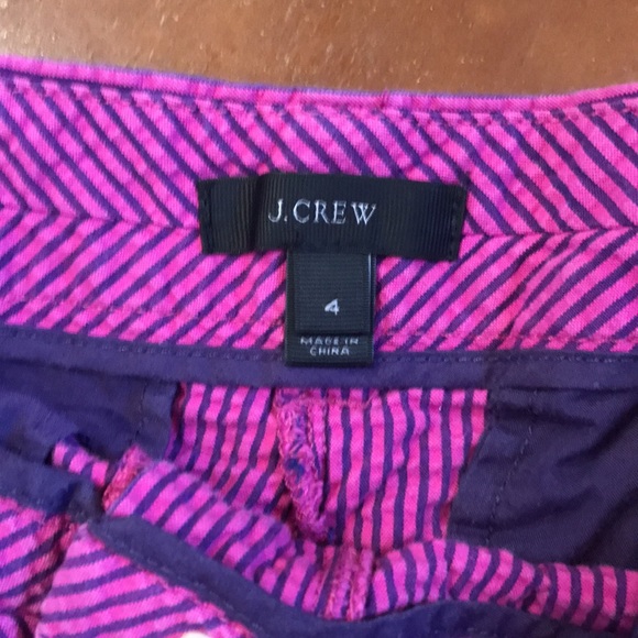J Crew seersucker shorts size 4 - Picture 5 of 6